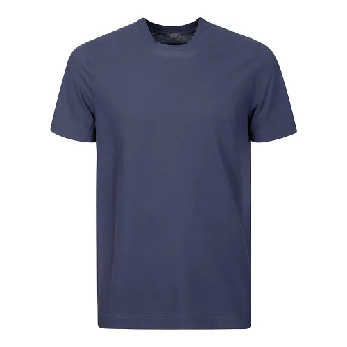 Zanone , Tshirt ICE Cotton ,Blue male, Sizes: