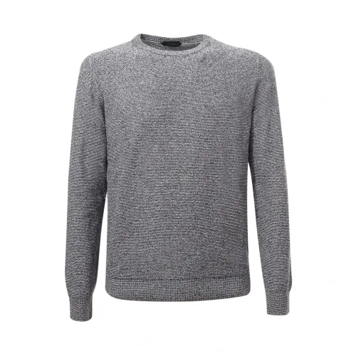 Zanone , Zanone Sweaters Grey ,Gray male, Sizes: