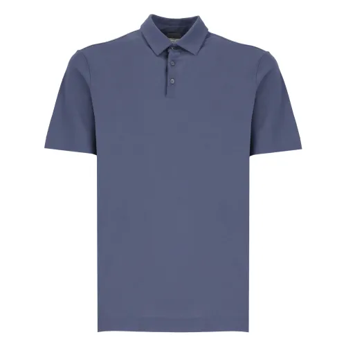 Zanone , Zanone T-shirts and Polos Blue ,Blue male, Sizes: