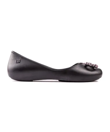 Zaxy Womens Refresher Shoes - Black Polyurethane