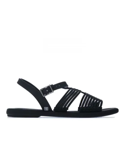Zaxy Womenss Refresher Sandals in Black