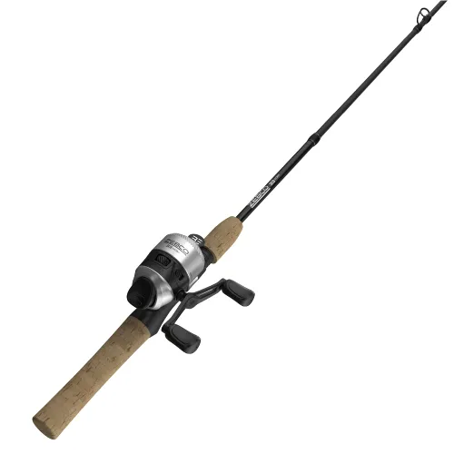 Zebco 33 Cork Micro Spincast Reel and 2-Piece Fishing Rod