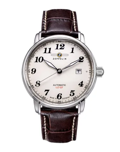 Zeppelin Men's Analogue Automatic Watch with Leather Strap