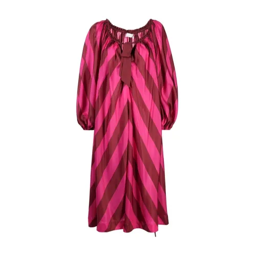 Zimmermann , Daytime Midi Dress ,Pink female, Sizes: