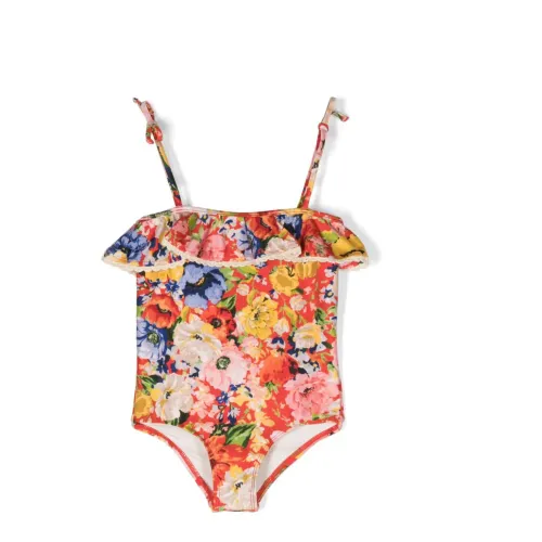 Zimmermann , Floral Print Sleeveless Swimsuit ,Multicolor female, Sizes: