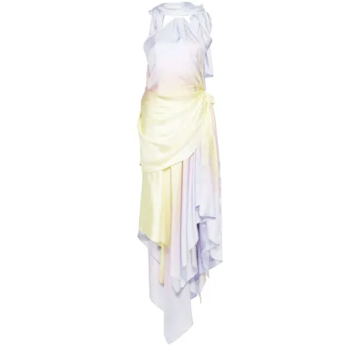 Zimmermann , Harmony Midi Dress Multicolored Silk ,Multicolor female, Sizes: