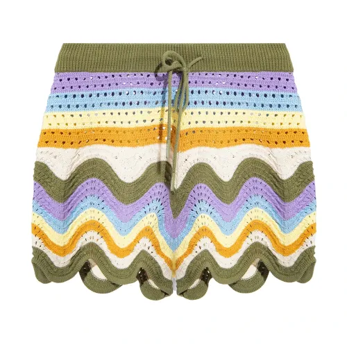 Zimmermann , Openwork shorts ,Multicolor female, Sizes: