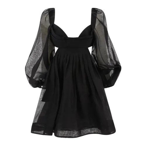 Zimmermann , Zimmermann Harmony Bralette Dress ,Black female, Sizes: