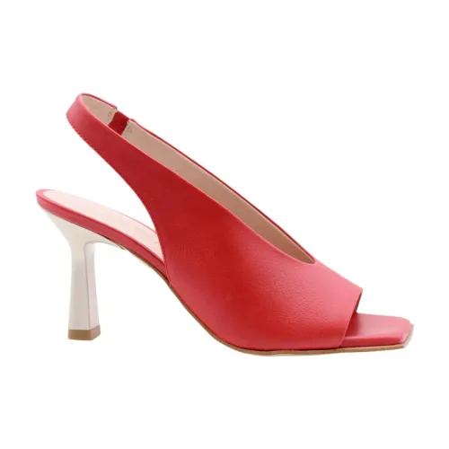 Zinda , Picasso Sandal ,Red female, Sizes: