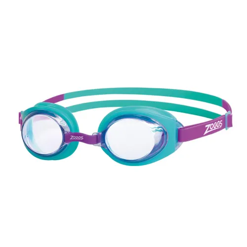 Zoggs Ripper Jnr Turquoise Purple Clear