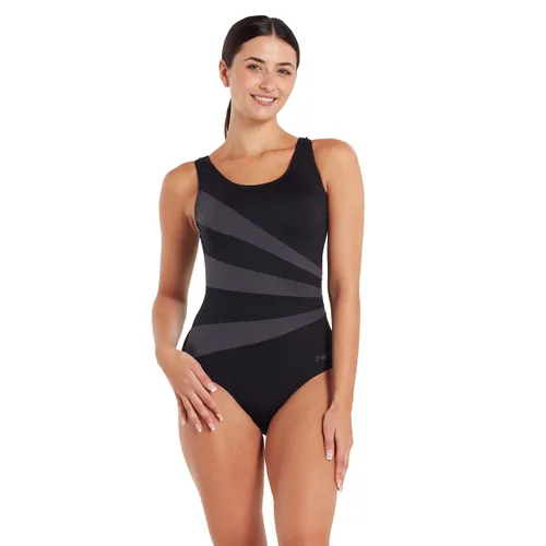Zoggs Womens Sandon Scoopback Swimsuit With Foam Cups And