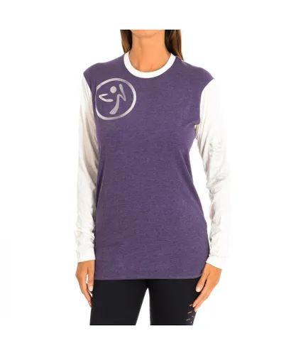 Zumba Womens Long sleeve sweatshirt Z2T00136 - Multicolour Cotton