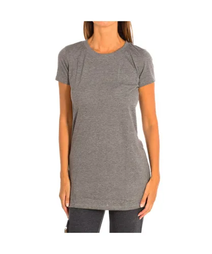 Zumba Womenss short-sleeved round neck nightgown Z1T00543 - Grey